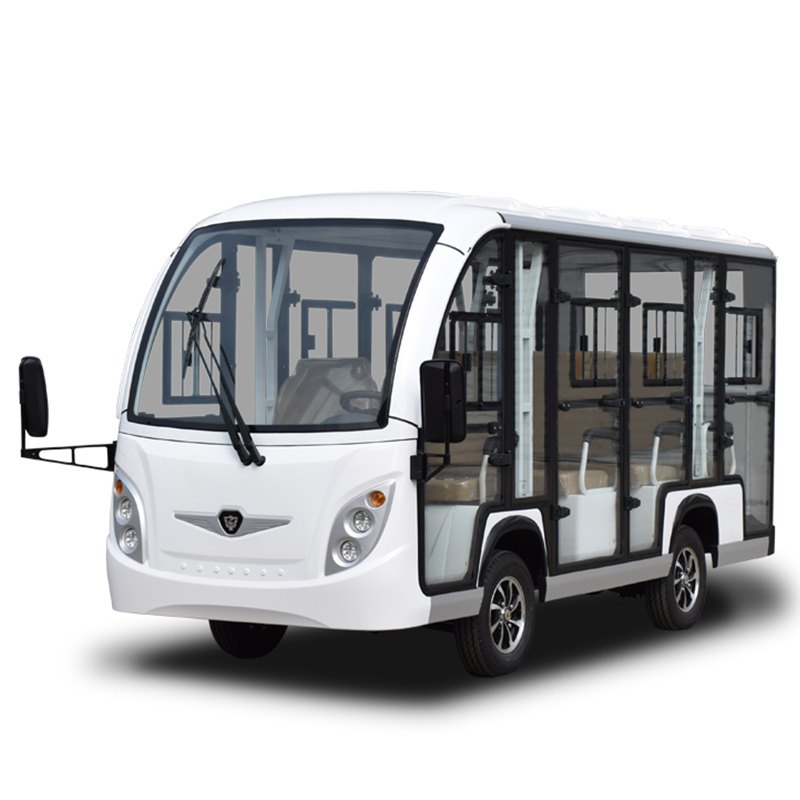 11 seater enclosed sightseeing cart A11F white
