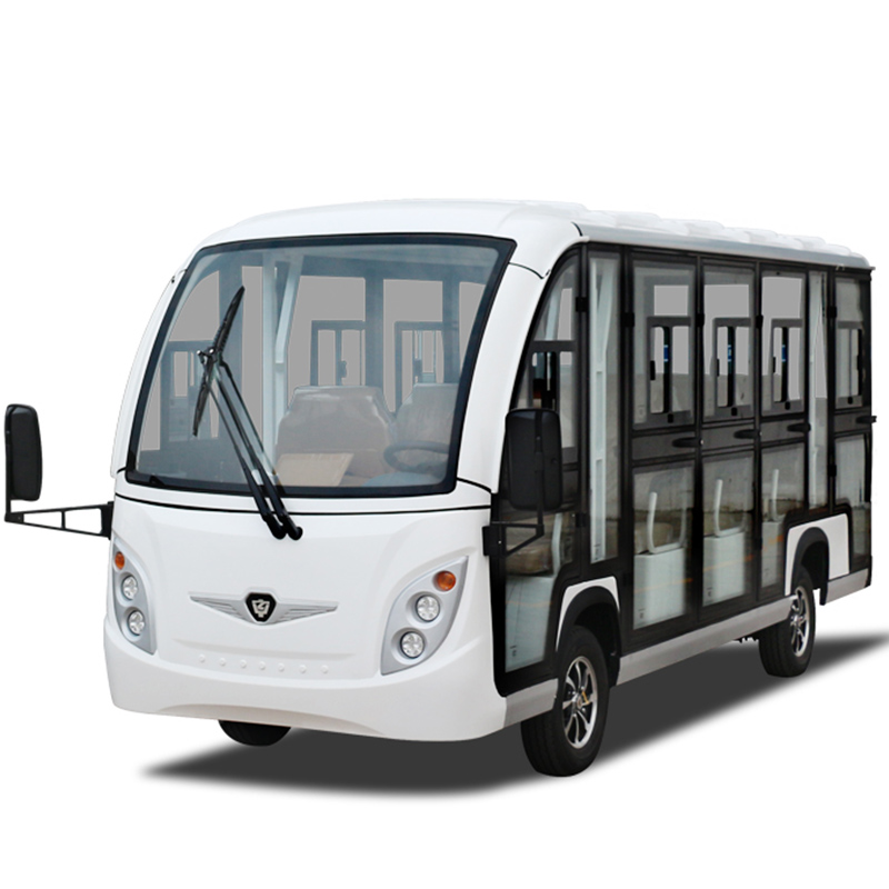 14 seater enclosed sightseeing cart A14F white