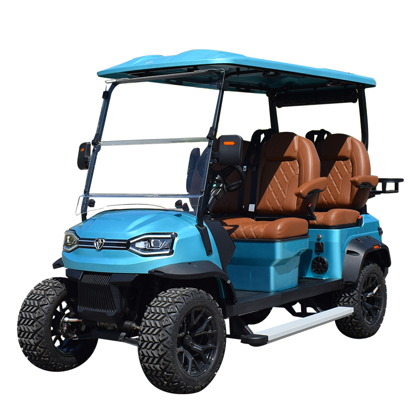 4 seater utility golf cart KF4JY Blue