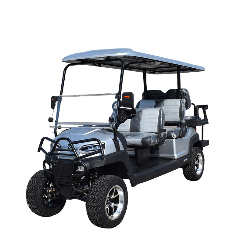 6 seater utility golf cart Z4C silvery