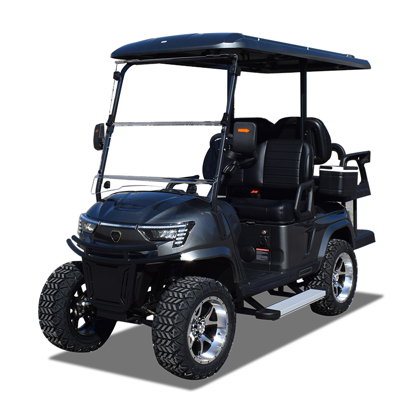 4 seater utility golf cart E2C grey