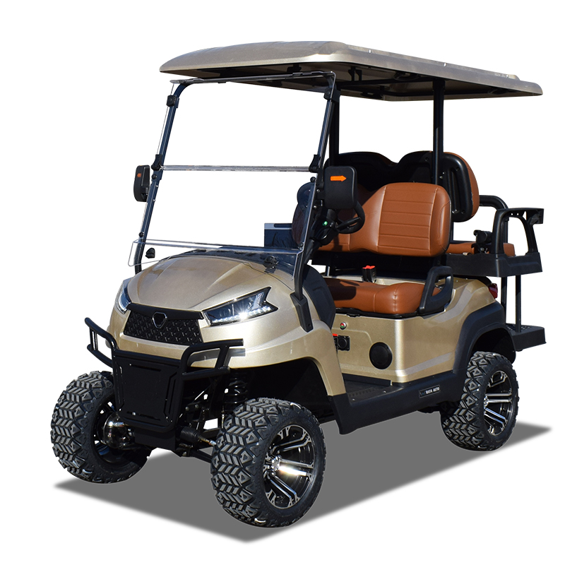 4 seater utility golf cart R2C golden