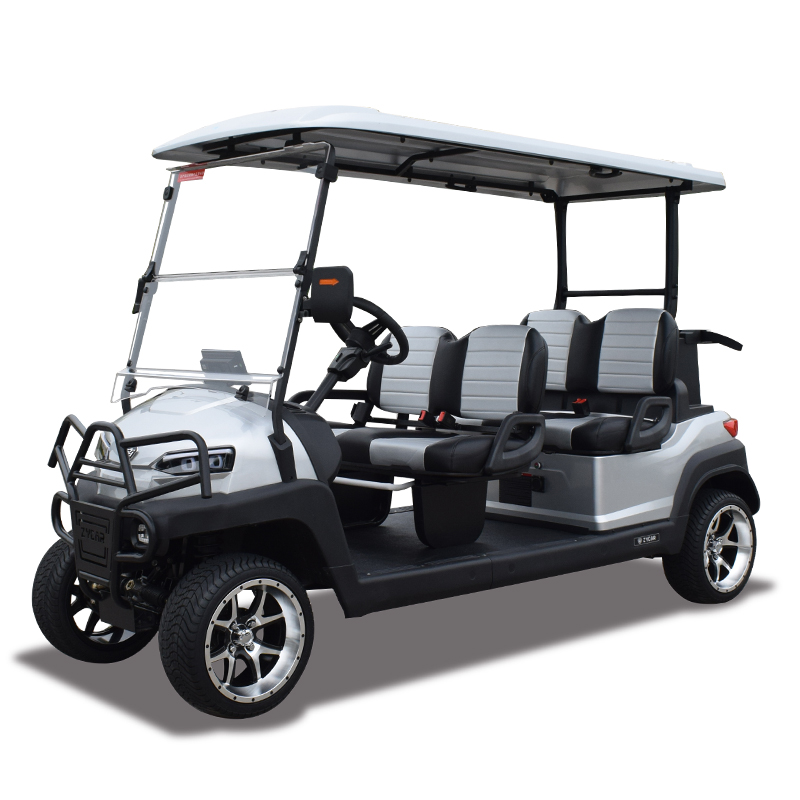 4 seater golf cart Z4 silvery